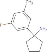 1-(3-Fluoro-5-methylphenyl)cyclopentan-1-amine