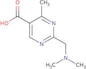 2-[(Dimethylamino)methyl]-4-methylpyrimidine-5-carboxylicacid