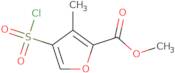 Methyl 4-(chlorosulfonyl)-3-methylfuran-2-carboxylate