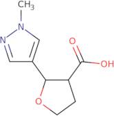 2-(1-Methylpyrazol-4-yl)oxolane-3-carboxylic acid