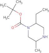 tert-Butyl (2R,5S)-2-ethyl-5-methylpiperazine-1-carboxylate