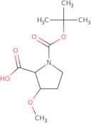 (2R,3S)-3-Methoxy-1-[(2-methylpropan-2-yl)oxycarbonyl]pyrrolidine-2-carboxylic acid
