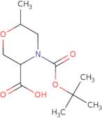 (3S,6S)-4-[(tert-Butoxy)carbonyl]-6-methylmorpholine-3-carboxylic acid