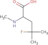 (S)-4-Fluoro-4-methyl-2-(methylamino)pentanoic acid