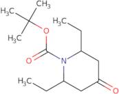 (2S,6S)-2,6-Diethyl-4-oxo-piperidine-1-carboxylic acid tert-butyl ester