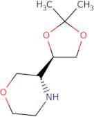 (3R)-3-[(4R)-2,2-Dimethyl-1,3-dioxolan-4-yl]morpholine