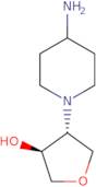 rac-(3R,4S)-4-(4-Aminopiperidin-1-yl)oxolan-3-ol