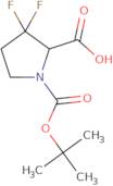 (2R)-1-[(tert-Butoxy)carbonyl]-3,3-difluoropyrrolidine-2-carboxylic acid