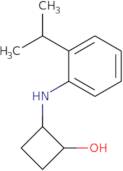 Trans-2-{[2-(propan-2-yl)phenyl]amino}cyclobutan-1-ol