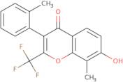 7-Hydroxy-8-methyl-3-(2-methylphenyl)-2-(trifluoromethyl)-4H-chromen-4-one