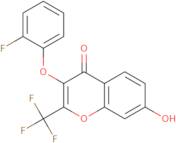 3-(2-Fluoro-phenoxy)-7-hydroxy-2-trifluoromethyl-chromen-4-one