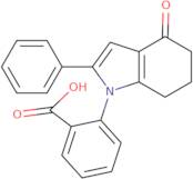 2-(4-Oxo-2-phenyl-4,5,6,7-tetrahydro-1H-indol-1-yl)benzoic acid