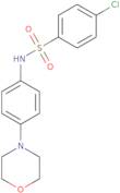 4-Chloro-N-[4-(morpholin-4-yl)phenyl]benzene-1-sulfonamide