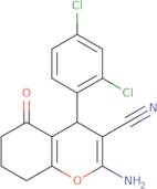 2-Amino-4-(2,4-dichlorophenyl)-5-oxo-5,6,7,8-tetrahydro-4H-chromene-3-carbonitrile