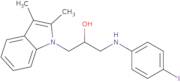 1-(2,3-Dimethyl-1H-indol-1-yl)-3-[(4-iodophenyl)amino]propan-2-ol