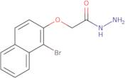 2-[(1-Bromo-2-naphthyl)oxy]acetohydrazide