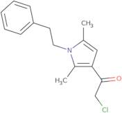 2-Chloro-1-[2,5-dimethyl-1-(2-phenylethyl)-1H-pyrrol-3-yl]ethan-1-one