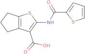 2-(Thiophene-2-amido)-4H,5H,6H-cyclopenta[b]thiophene-3-carboxylic acid