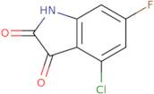 4-Chloro-6-fluoro-1H-indole-2,3-dione