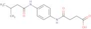 4-{4-[(3-Methylbutanoyl)amino]anilino}-4-oxobutanoic acid