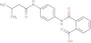 2-({4-[(3-Methylbutanoyl)amino]anilino}carbonyl)-benzoic acid