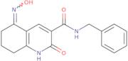 N-Benzyl-5-(hydroxyimino)-2-oxo-1,2,5,6,7,8-hexahydroquinoline-3-carboxamide