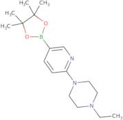 1-ethyl-4-[5-(tetramethyl-1,3,2-dioxaborolan-2-yl)pyridin-2-yl]piperazine