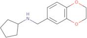 N-(2,3-Dihydro-1,4-benzodioxin-6-ylmethyl)cyclopentanamine