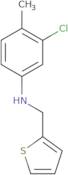 3-Chloro-4-methyl-N-(thiophen-2-ylmethyl)aniline