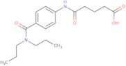 5-{4-[(Dipropylamino)carbonyl]anilino}-5-oxopentanoic acid