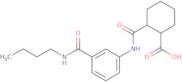 2-({3-[(Butylamino)carbonyl]anilino}carbonyl)-cyclohexanecarboxylic acid