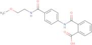 2-[(4-{[(2-Methoxyethyl)amino]carbonyl}anilino)-carbonyl]benzoic acid