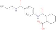 2-({4-[(Propylamino)carbonyl]anilino}carbonyl)-cyclohexanecarboxylic acid