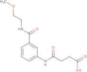 4-(3-{[(2-Methoxyethyl)amino]carbonyl}anilino)-4-oxobutanoic acid