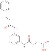 4-Oxo-4-{3-[(3-phenylpropanoyl)amino]-anilino}butanoic acid