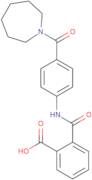 2-{[4-(1-Azepanylcarbonyl)anilino]-carbonyl}benzoic acid