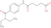 5-{4-[(Diethylamino)carbonyl]anilino}-5-oxopentanoic acid