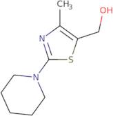 [4-Methyl-2-(piperidin-1-yl)-1,3-thiazol-5-yl]methanol