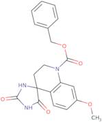 Benzyl-7-methoxy-2',5'-dioxospiro[2,3-dihydroquinoline-4,4'-imidazolidine]-1-carboxylate