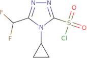 4-Cyclopropyl-5-(difluoromethyl)-1,2,4-triazole-3-sulfonyl chloride