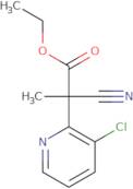 Ethyl 2-(3-chloropyridin-2-yl)-2-cyano-2-methylacetate