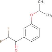 2,2-Difluoro-1-[3-(propan-2-yloxy)phenyl]ethan-1-one