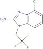 4-Chloro-1-(2,2,2-trifluoroethyl)-1H-1,3-benzodiazol-2-amine