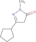 3-Cyclopentyl-1-methyl-4,5-dihydro-1H-pyrazol-5-one