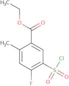 Ethyl 5-(chlorosulfonyl)-4-fluoro-2-methylbenzoate