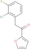 2-(2-Chloro-3-fluorophenyl)-1-(furan-2-yl)ethan-1-one