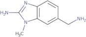 6-(Aminomethyl)-1-methyl-1H-1,3-benzodiazol-2-amine