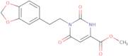 Methyl 1-[2-(2H-1,3-benzodioxol-5-yl)ethyl]-2,6-dioxo-1,2,3,6-tetrahydropyrimidine-4-carboxylate