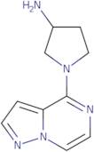 1-Pyrazolo[1,5-a]pyrazin-4-yl-pyrrolidin-3-ylamine