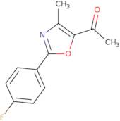 1-[2-(4-Fluorophenyl)-4-methyl-1,3-oxazol-5-yl]ethan-1-one